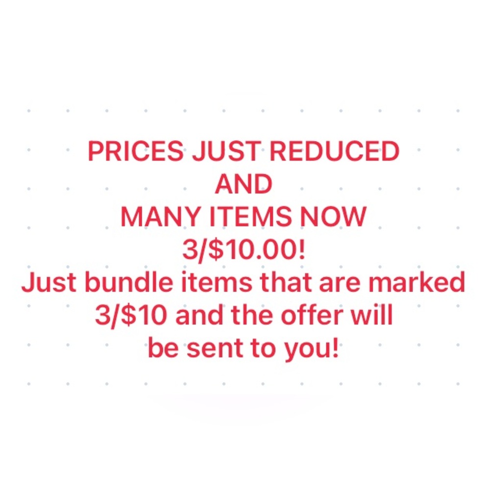 Price reductions